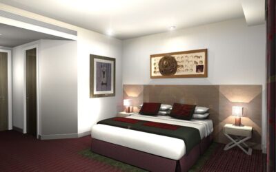 Bedrooms for the Cardiff Park Plaza Hotel